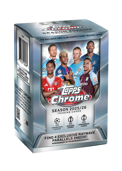 2025/26 Topps Chrome UEFA Club Competitions Value Box