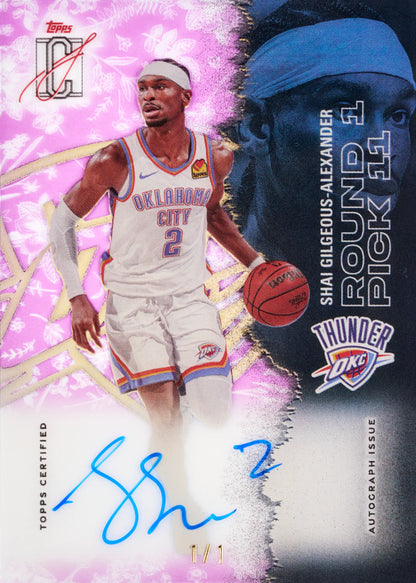 2025/26 Topps Signature Class Basketball Hobby Box (4 cards per pack, 8 packs per box) 2 autographs per box