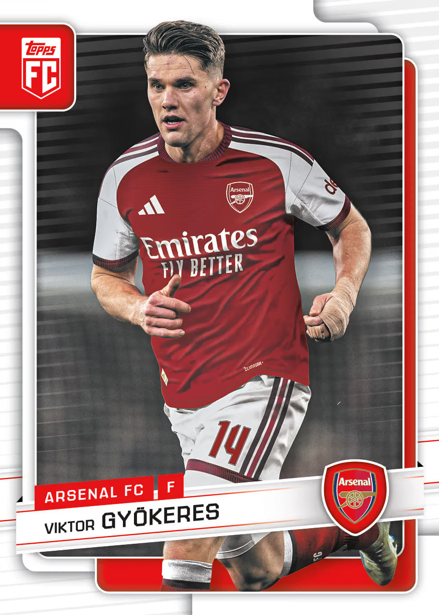 2026/27 Topps Collector Tin Arsenal (35 Cards per tin) 2 Sequentially numbered parallels per tin