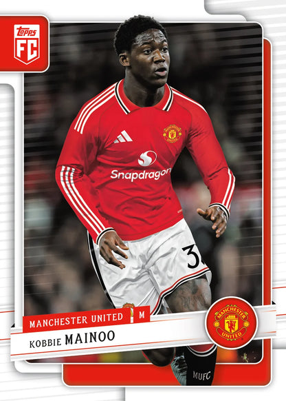2026/27 Topps Collector Tin Manchester United (35 Cards per tin) 2 Sequentially numbered parallels per tin