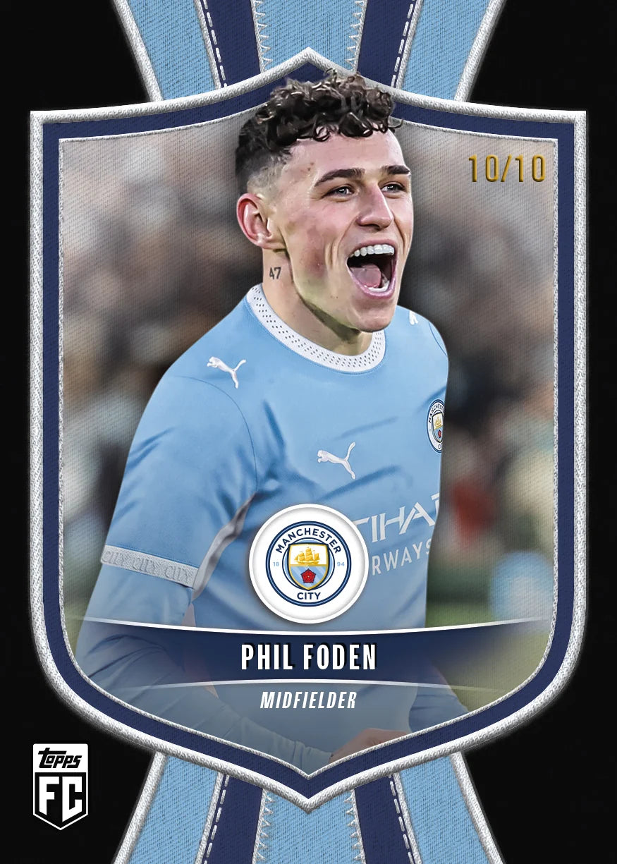 2026/27 Topps Collector Tin Manchester City (35 Cards per tin) 2 Sequentially numbered parallels per tin