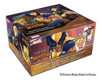 2024 Upper Deck Marvel Fleer Ultra Wolverine Hobby Box (12 Pack per Box, 6 Kartu per Pack)