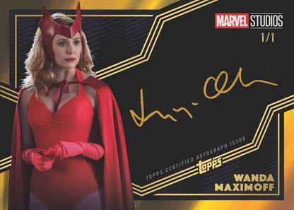 Wanda Maximoff Autograph Card