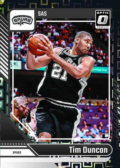 2024-25 Donruss Optic Basketball Hobby Box Tim Duncan Card