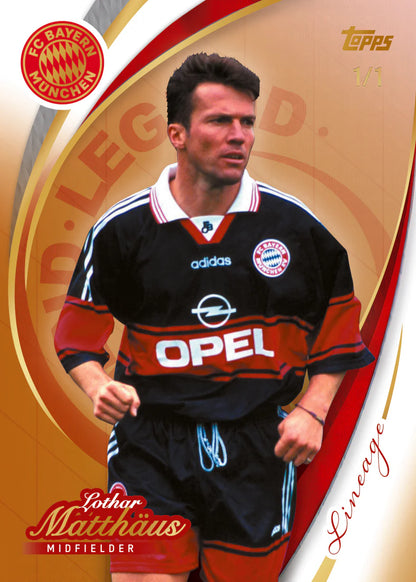 2025/26 Topps Lineage FC Bayern München Lothar Matthaus MidFielder