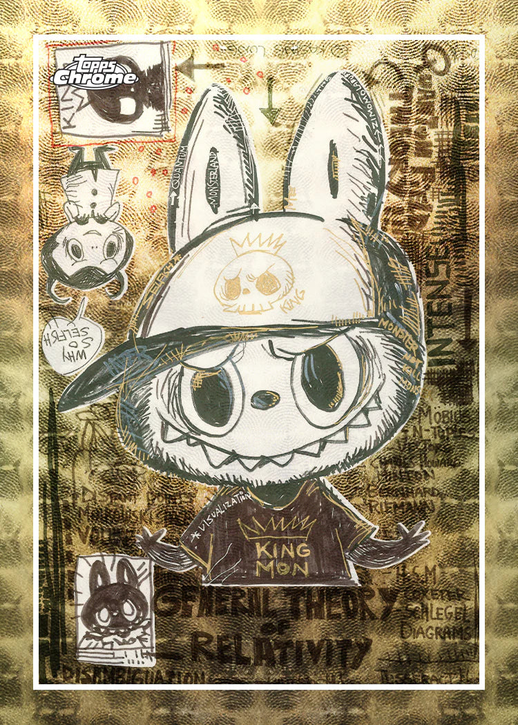 2025 Topps Labubu Chrome 10th Anniversary Hobby Box 1 Chrome