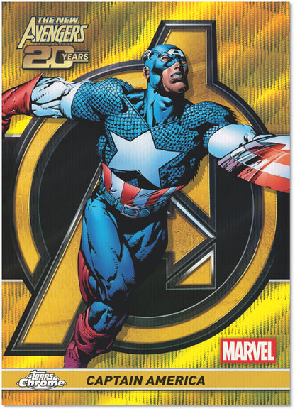 2025 Marvel Comics Chrome Hobby Box Captain America