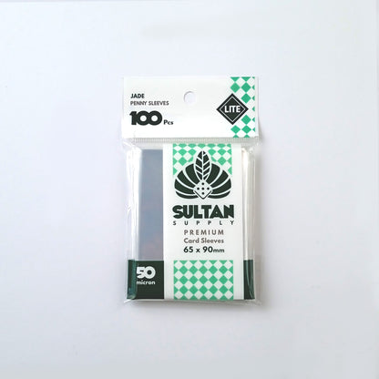 Sultan 50 Micron Jade Penny Sleeve (Plastik tipis untuk kartu standard)