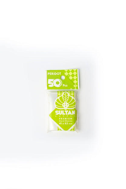 Sultan 41mm x 63mm Mini US Board Game Sleeve Peridot (50pcs/pack)