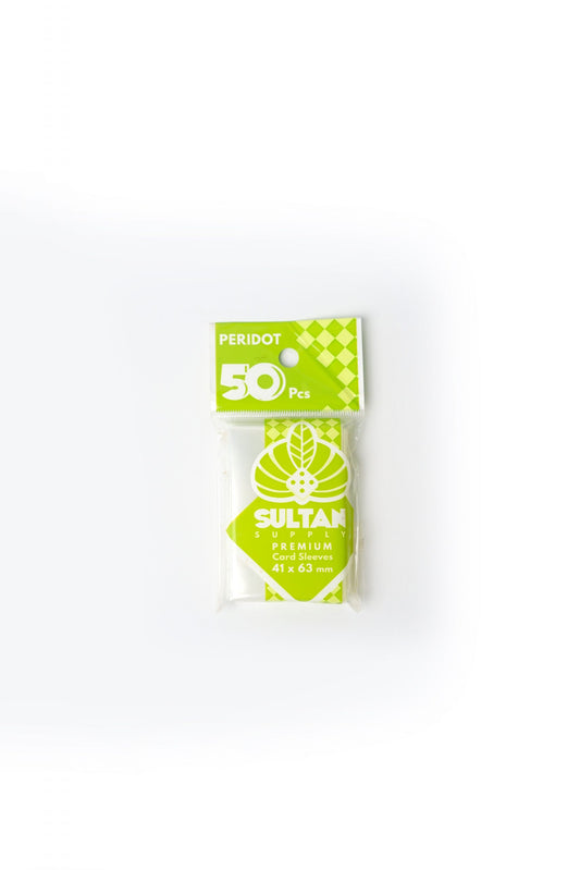 Sultan 41mm x 63mm Mini US Board Game Sleeve Peridot (50pcs/pack)