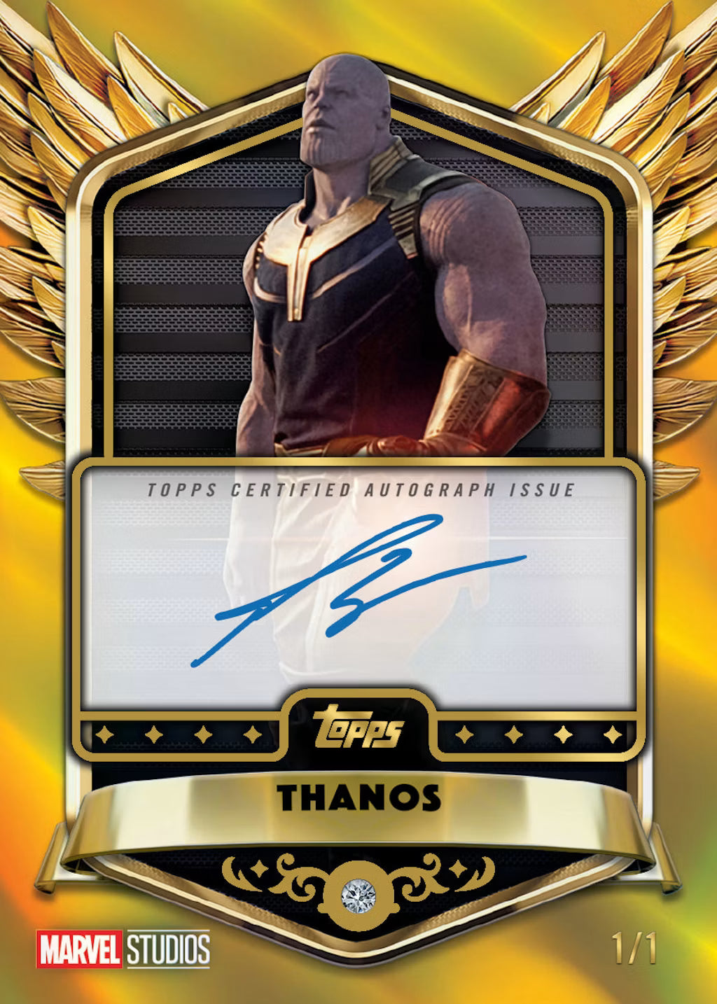 Thanos Autograph One of One Card