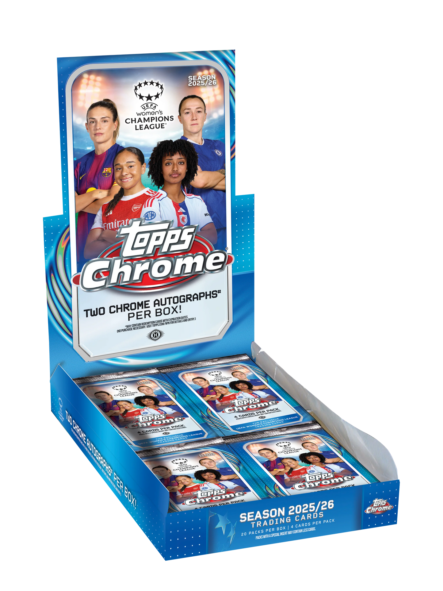 2026 Topps Chrome UEFA Women’s Champions League UWCL Hobby Box 