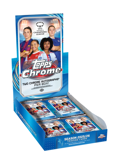 2026 Topps Chrome UEFA Women’s Champions League UWCL Hobby Box 