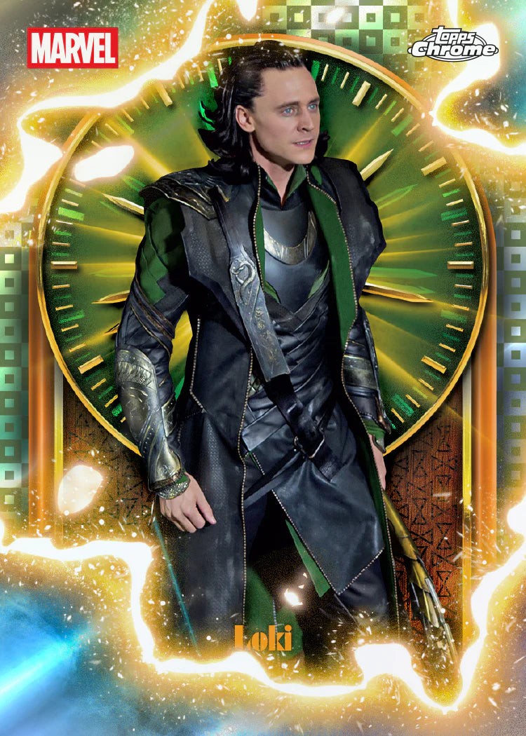 2025 Topps Marvel Studios Chrome Hobby Box Loki