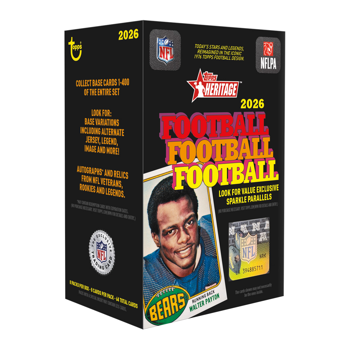 2026 Topps Heritage Football Value Box