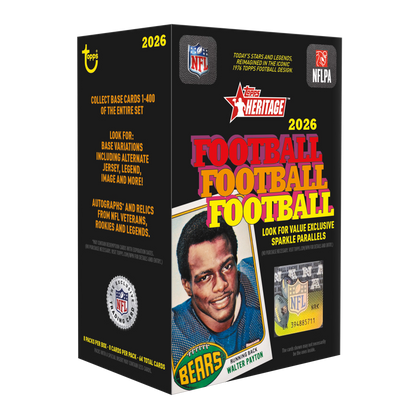 2026 Topps Heritage Football Value Box
