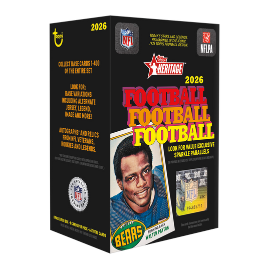 2026 Topps Heritage Football Value Box