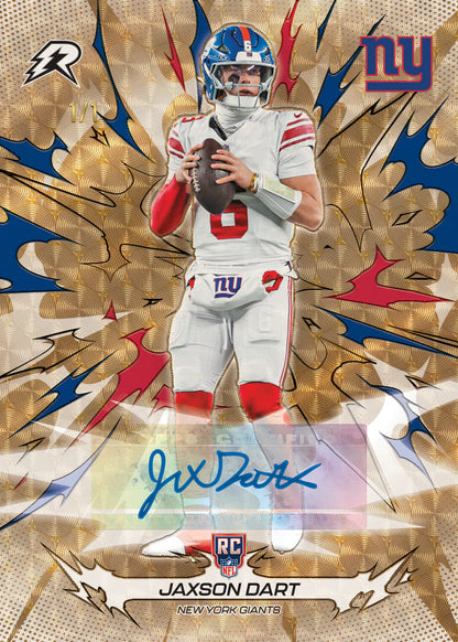 2025 Topps Resurgence Football Jaxson Dart Newyork Giants Autograph Card