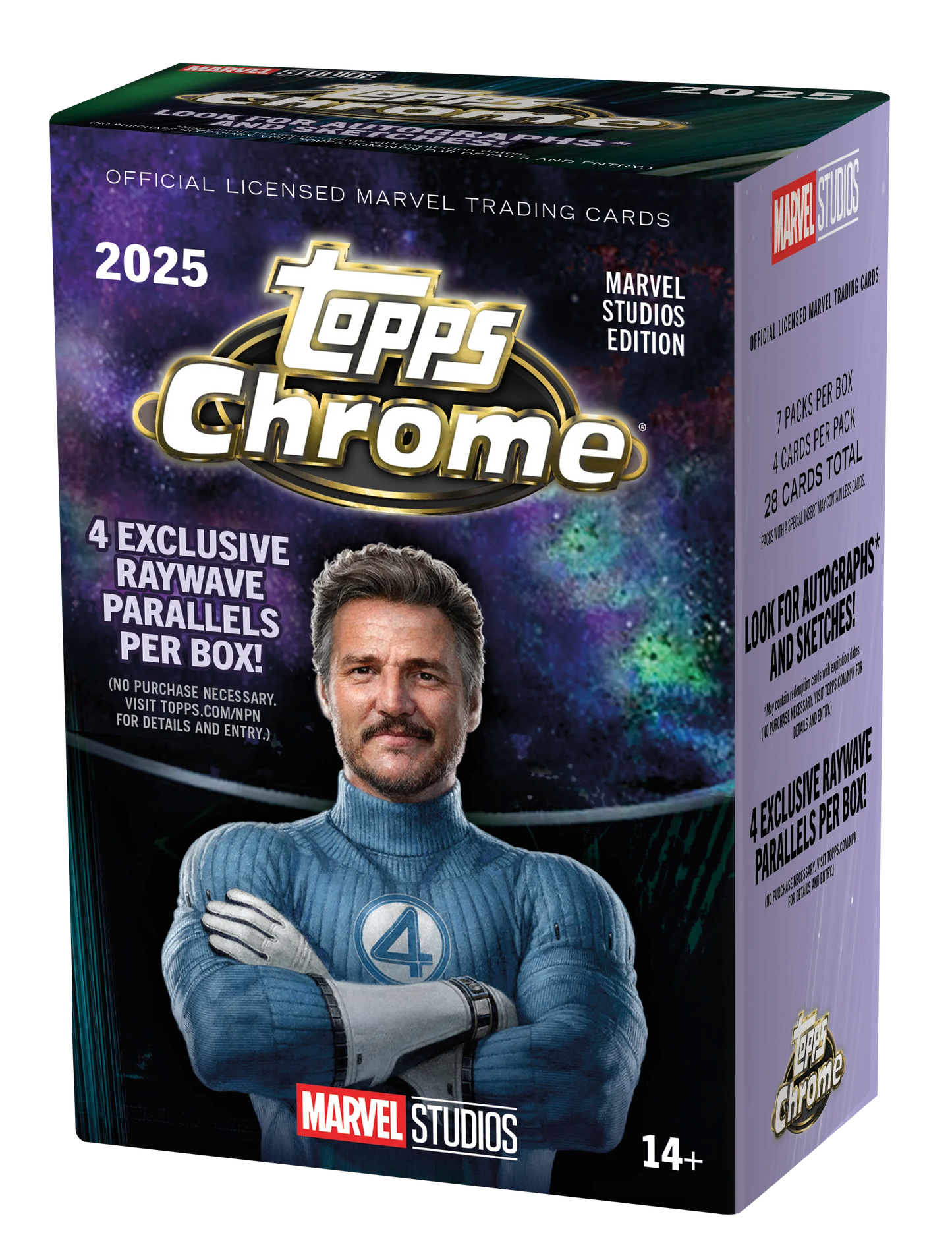 2025 Topps Marvel Studios Chrome Value Box
