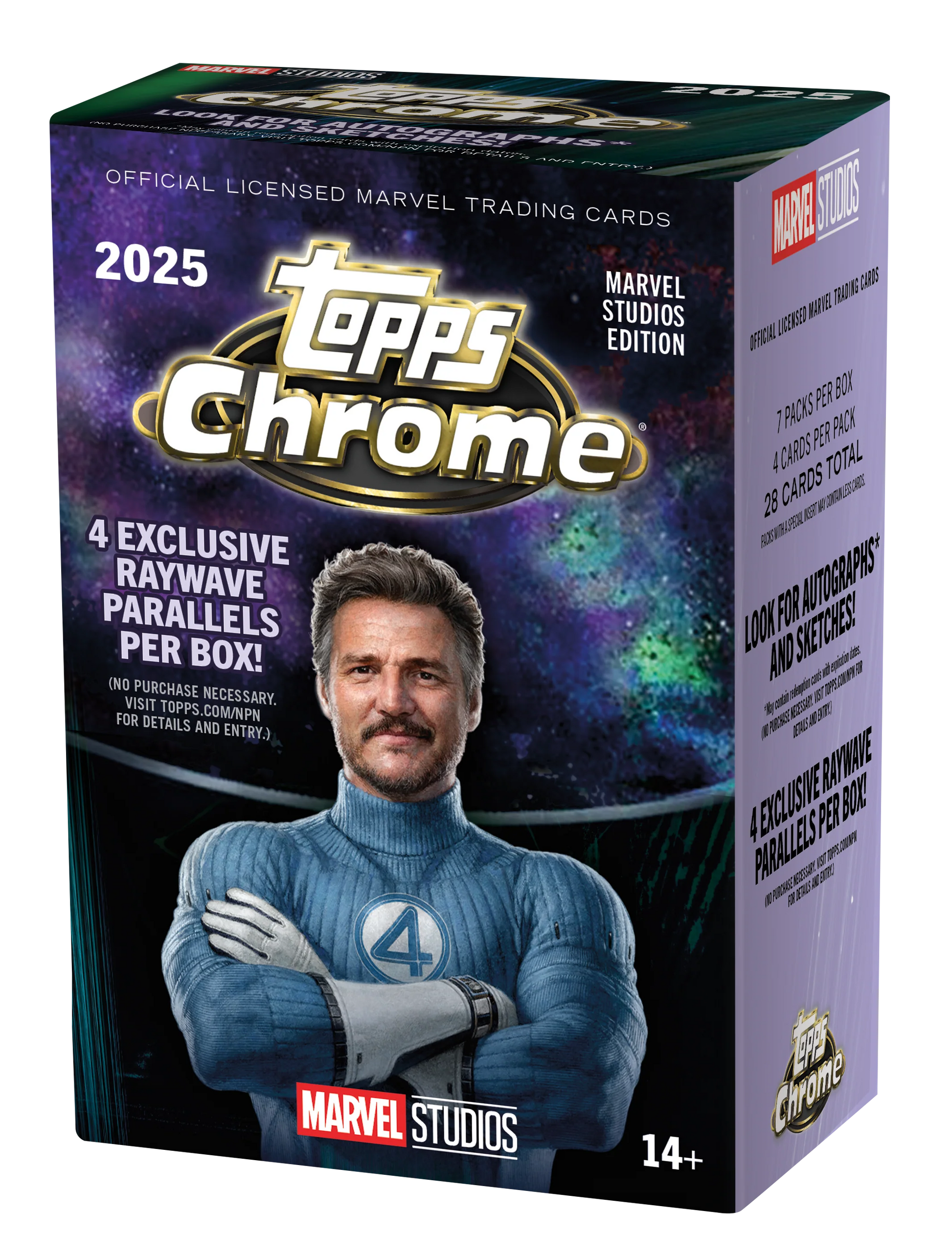 2025 Topps Marvel Studios Chrome Value Box