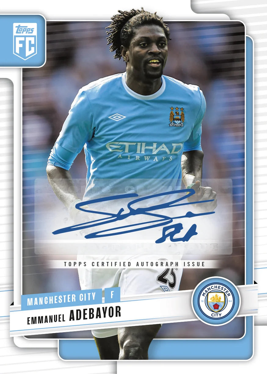 2026/27 Topps Collector Tin Manchester City (35 Cards per tin) 2 Sequentially numbered parallels per tin