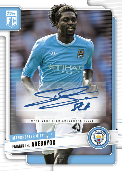 2026/27 Topps Collector Tin Manchester City (35 Cards per tin) 2 Sequentially numbered parallels per tin