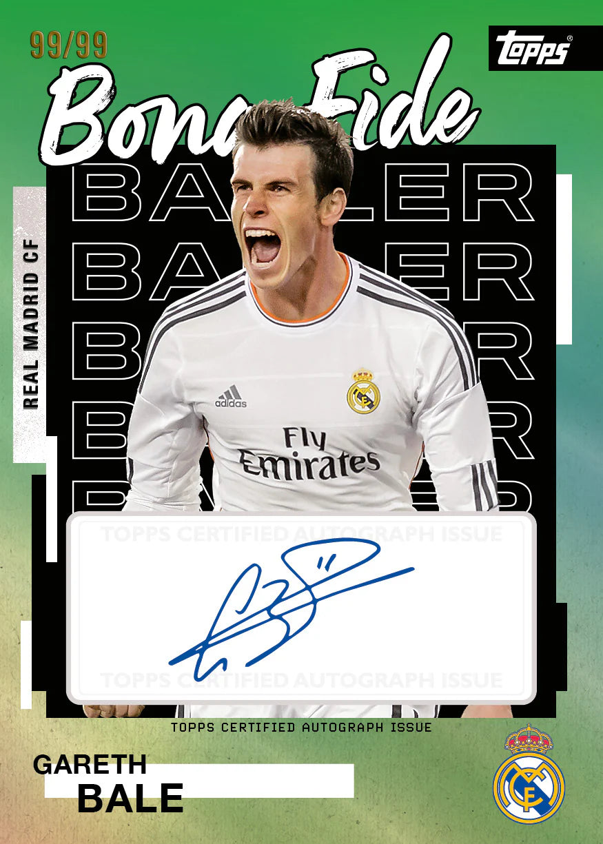 Real Madrid Gareth Bale Autograph Issue Card 