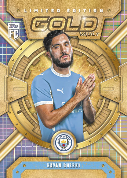 2026/27 Topps Collector Tin Manchester City (35 Cards per tin) 2 Sequentially numbered parallels per tin