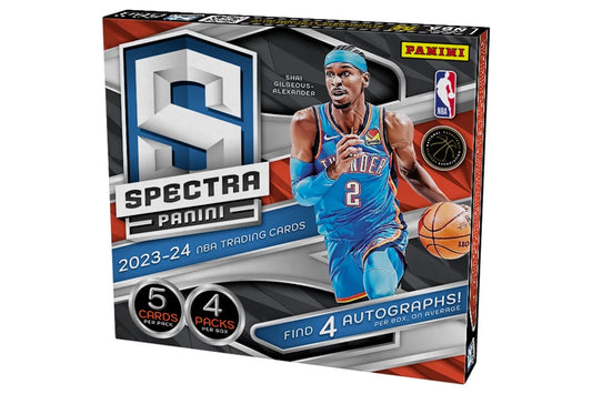 2023/24 Panini Spectra Basketball Hobby Box (4 pack per box, 5 kartu per pack) - 4 autograph per box