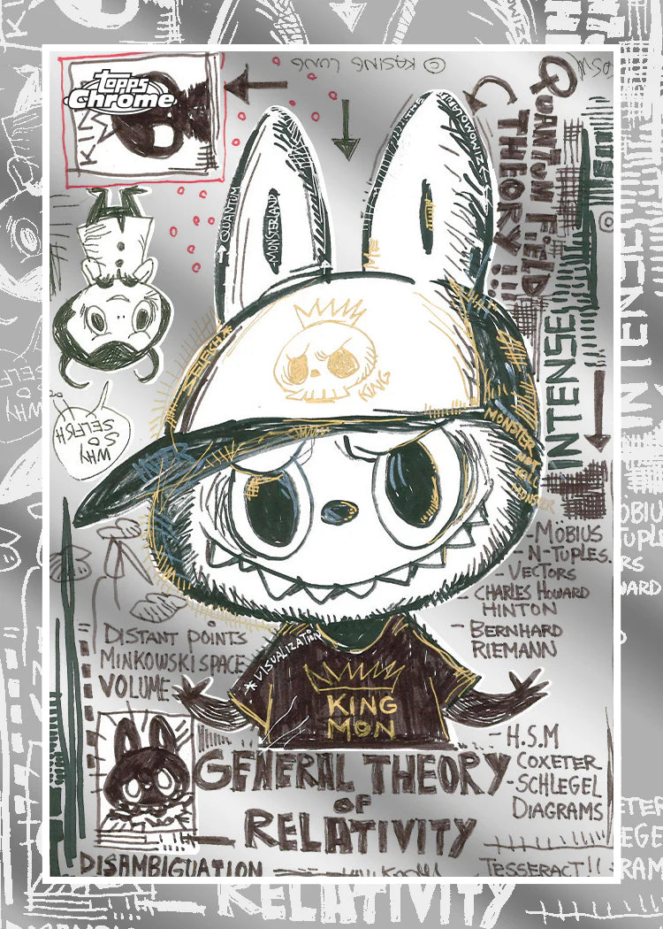 2025 Topps Labubu Chrome 10th Anniversary Hobby Box Base Card