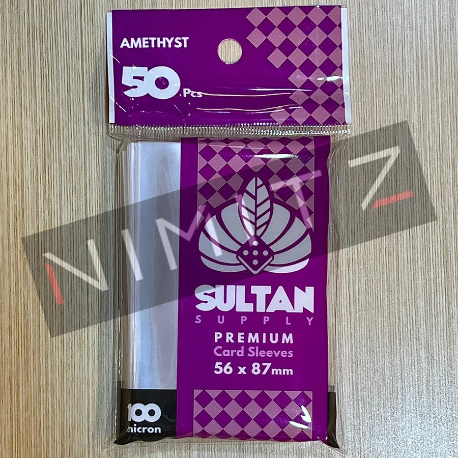 Sultan 100 micron dard US Sleeve Amethyst (50pcs/pack)56mm x 87mm Stan