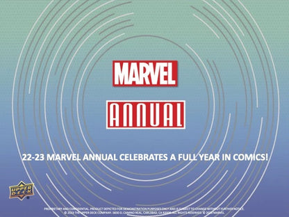 2022/23 Upper Deck Marvel Annual Hobby Box (5 kartu per pack, 16 pack per box)