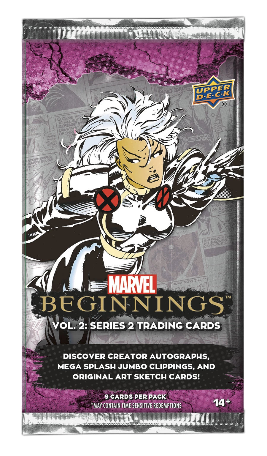 2024 Upper Deck Marvel Beginnings Volume 2 Series 2 Hobby Pack (9 kartu per pack)