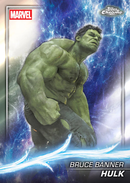 2025 Topps Marvel Studios Chrome Hulk Card