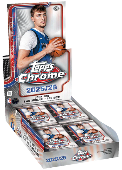 2025/26 Topps Chrome Basketball Hobby Box – Nimitz Cards