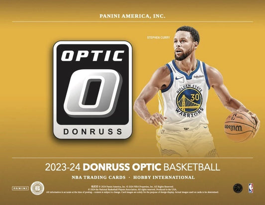 2023/24 Panini Donruss Optic Basketball International Hobby Box (20 pack per box, 4 kartu per pack) - 20 insert/parallel per box