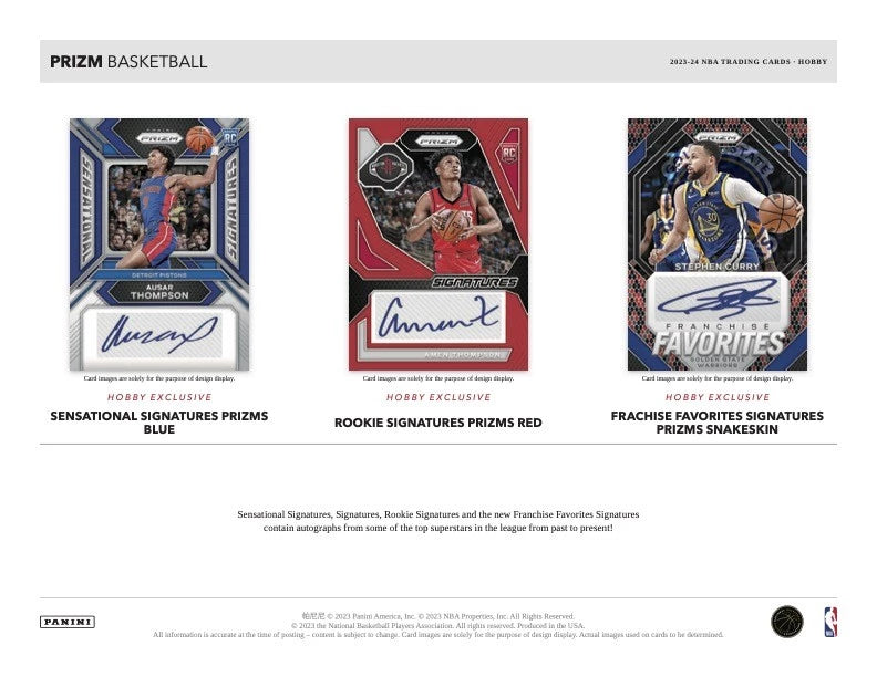 2023/24 Panini Prizm Basketball Hobby Box