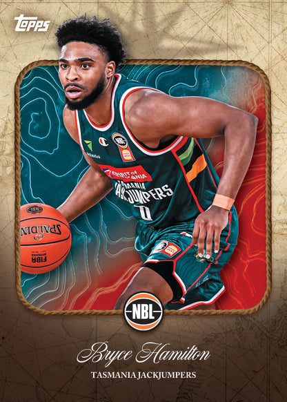 2025/26 Topps NBL Basketball Hobby Box Bryce Hamilton Tasmania Jackjumpers Card