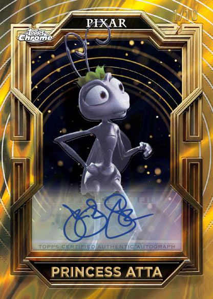 2025 Pixar Gold Princess Atta Autograph