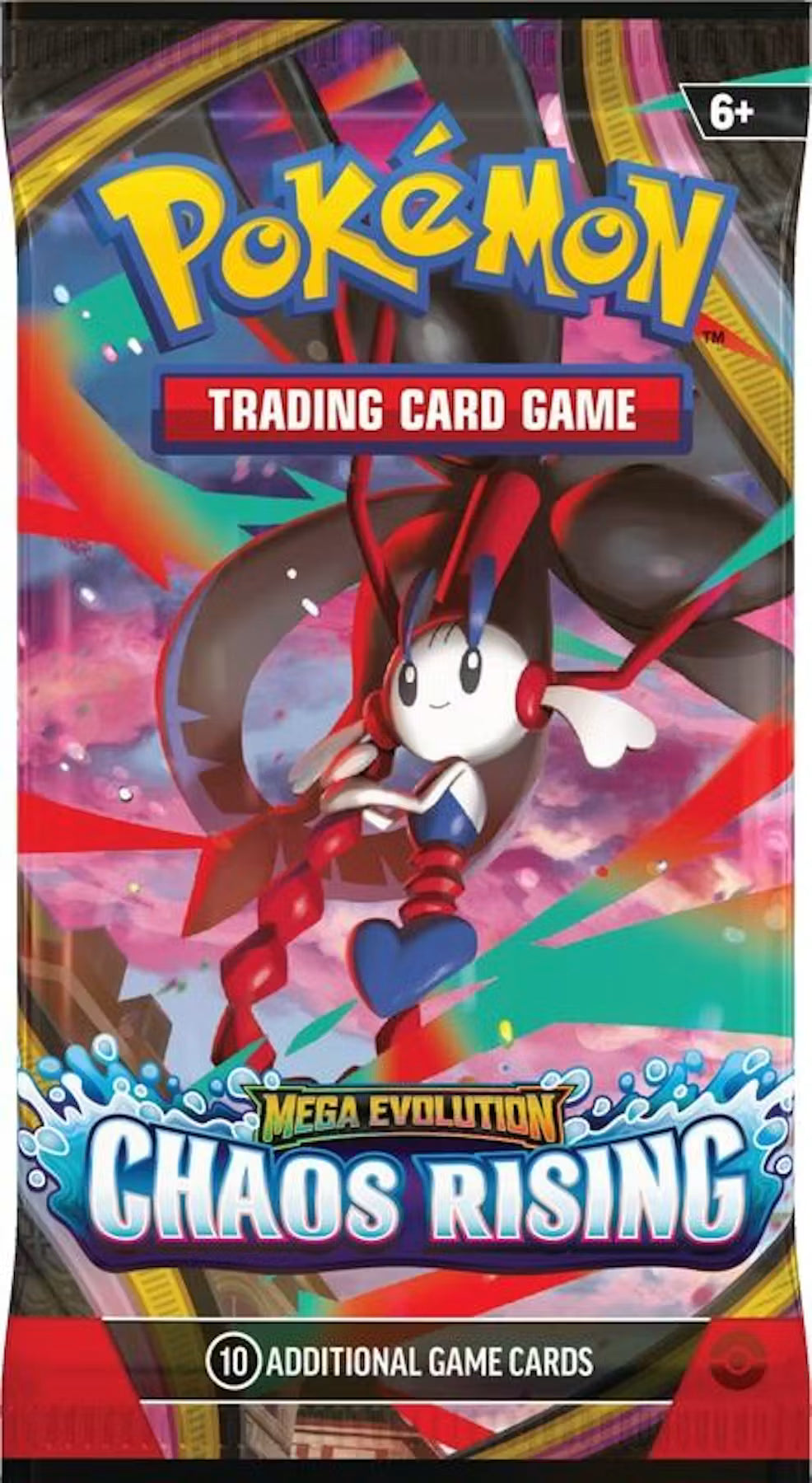 Pokemon Mega Evolution Chaos Rising Booster Pack Mega Floetter Ex Art Cover