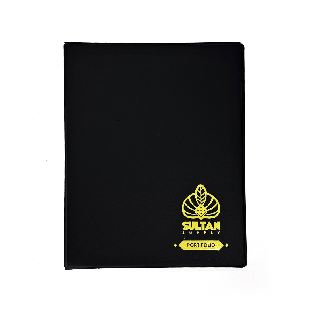 Sultan 4-Pocket Portfolio Black (Album isi 10 lembar / 80 kartu)