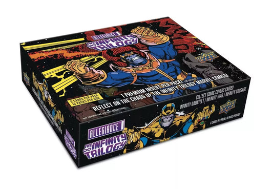 2023 Upper Deck Marvel Allegiance: Infinity Trilogy Hobby Box (6 kartu per pack, 16 pack per box)