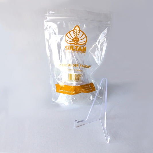 Sultan Acrylic Card Stand (Standing Kartu isi 5 / pack)