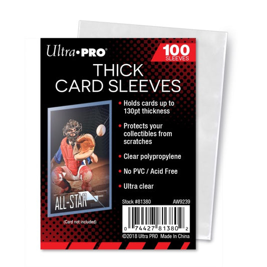 Ultra Pro Soft Card Sleeve untuk Kartu Tebal (Plastik isi 100 / pack)